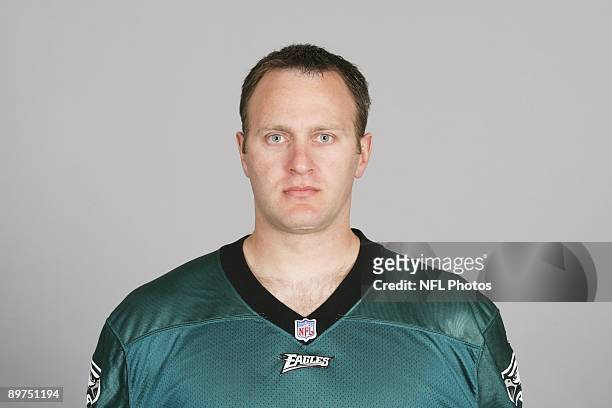 Sav Rocca of the Philadelphia Eagles poses for his 2009 NFL headshot at photo day in Philadelphia, Pennsylvania.