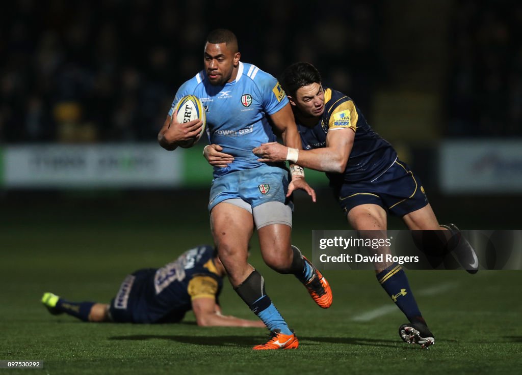 Worcester Warriors v London Irish - Aviva Premiership