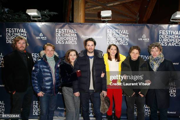 Jury Short Film Nicolas Bary, Laurent Guerrier, Alysson Paradis, Remi Bezancon, Frederique Bel, Morgan Simon and Swann Arlaud attend Closing Ceremony...