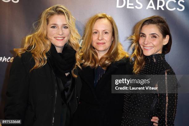 Actress Natacha Regnier, Director Alante Kavaite and Actress Clotilde Courau attend Closing Ceremony during the 9th Les Arcs European Film Festival...