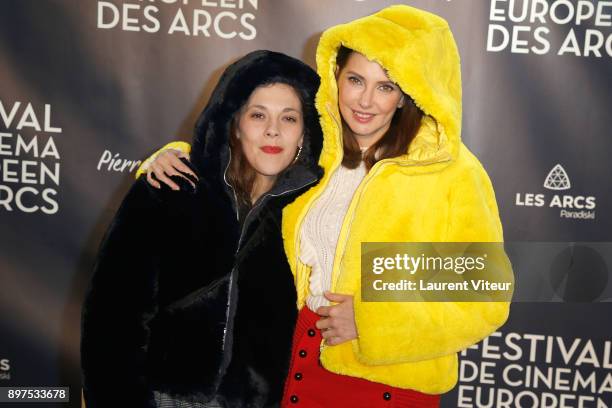 Actresses Alysson Paradis and Frederique Bel attend Closing Ceremony during the 9th Les Arcs European Film Festival on December 22, 2017 in Les Arcs,...