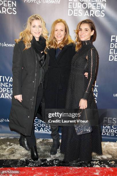 Actress Natacha Regnier, Director Alante Kavaite and Actress Clotilde Courau attend Closing Ceremony during the 9th Les Arcs European Film Festival...