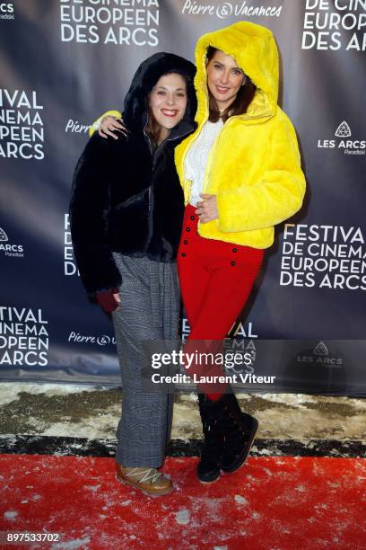 Actresses Alysson Paradis and Frederique Bel attend Closing Ceremony during the 9th Les Arcs European Film Festival on December 22, 2017 in Les Arcs,...