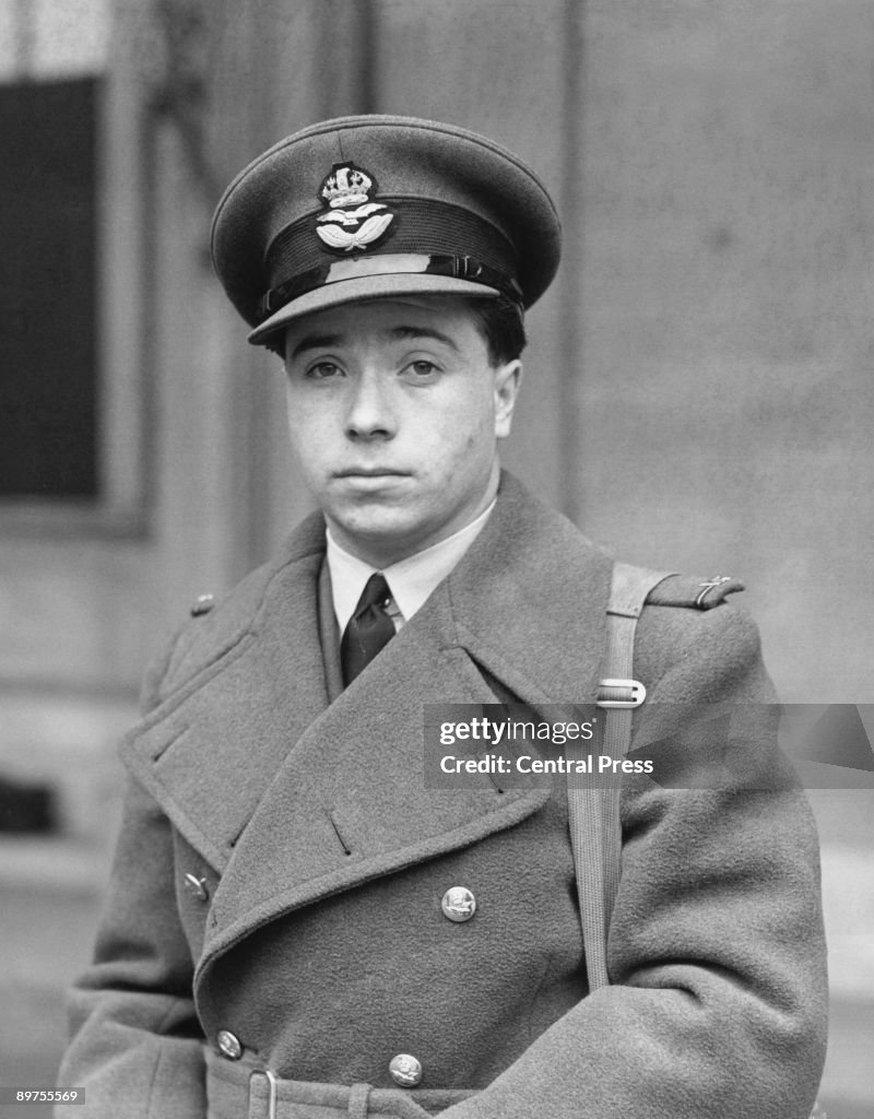 Raf Python Eric 21-year-old Pilot Officer Eric Lock of the RAF leaves Buckingham ...