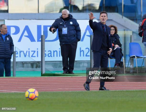 Benito Carbone during the Italian Serie A football match between S.S. Lazio and Crotone at the Olympic Stadium in Rome, on december 23, 2017.