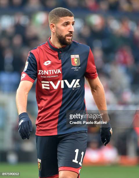 Adel Taarabt during the serie A match between Genoa CFC and Benevento Calcio at Stadio Luigi Ferraris on December 23, 2017 in Genoa, Italy.