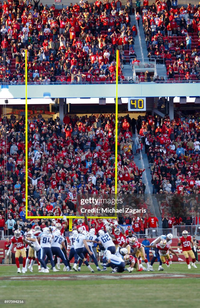 Tennessee Titans v San Francisco 49ers