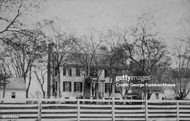 View of Clark House, used as a regular hospital for the Reserve during the American Civil War, ca.1862. It also was Lafayette's headquarters during...