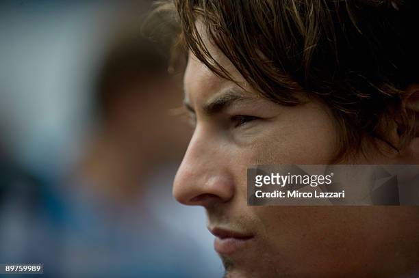 Nicky Hayden of USA and Ducati Malboro Team looks on during the MotoGP pre-event in Wiener Ringstrasse in Wien on August 12, 2009 in Vienna, Austria.