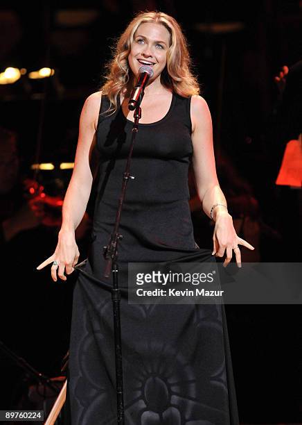 Sally Taylor performs onstage during the 2008 Rainforest Foundation Fund Benefit Concert at Carnegie Hall on May 8, 2008 in New York City.