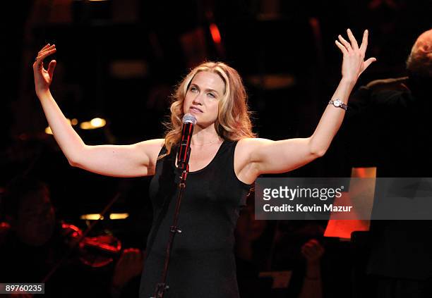 Sally Taylor performs onstage during the 2008 Rainforest Foundation Fund Benefit Concert at Carnegie Hall on May 8, 2008 in New York City.
