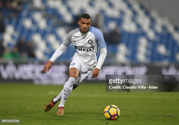 Dalbert Henrique Chagas Estevão of FC Internazionale in action during the serie A match between US Sassuolo and FC Internazionale at Mapei Stadium -...