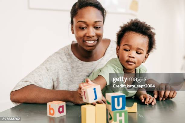 educational activities for toddlers - childrens play blocks stock pictures, royalty-free photos & images