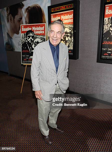Morley Safer attends a screening of ''The Baader Meinhof Complex''>> at Cinema 2 on August 12, 2009 in New York City.