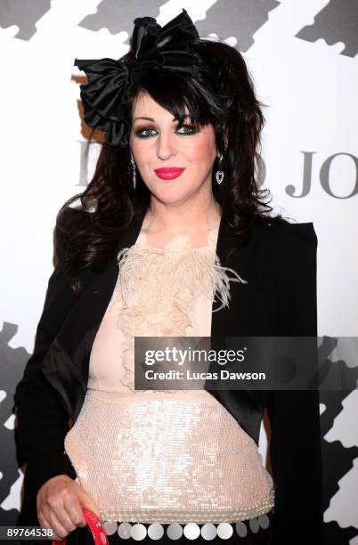 Designer Alannah Hill arrives at the David Jones Spring/Summer 2009 Season Launch at Central Pier Docklands on August 13, 2009 in Melbourne,...