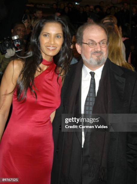 Padma Lakshmi and Salman Rushdie