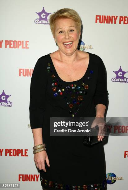 Julia Morris attends the Sydney screening of "Funny People" at Hoyts Entertainment Quarter, Moore Park on August 13, 2009 in Sydney, Australia.