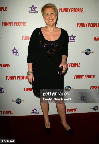 Julia Morris attends the Sydney screening of "Funny People" at Hoyts Entertainment Quarter, Moore Park on August 13, 2009 in Sydney, Australia.