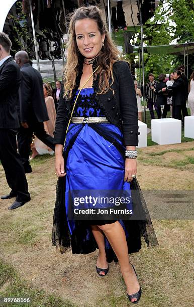 Jade Jagger attends the annual summer party at The Serpentine Gallery on July 9, 2009 in London, England.