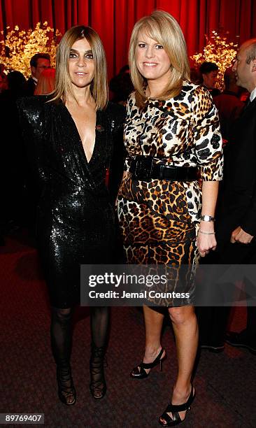 Editor-in-chief of French Vogue Carine Roitfeld and editor of TIME Style & Design Kate Betts attend Time's 100 Most Influential People in the World...