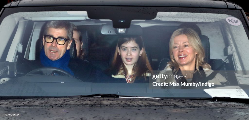 Royal Family Attend Christmas Lunch At Buckingham Palace