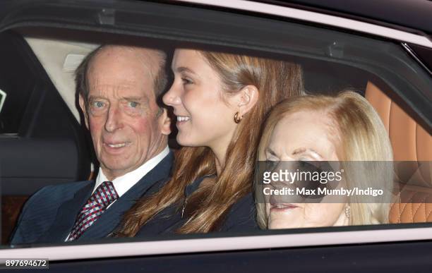 Prince Edward, Duke of Kent, Lady Marina Windsor and Katharine, Duchess of Kent attend a Christmas lunch for members of the Royal Family hosted by...