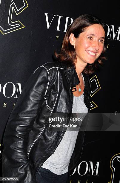 Hostess Alexia Laroche Joubert attends the Black Eyed Peas E.N.D. New album Launch Party Concert Arrivals at the VIP Room on June 25, 2009 in Paris,...