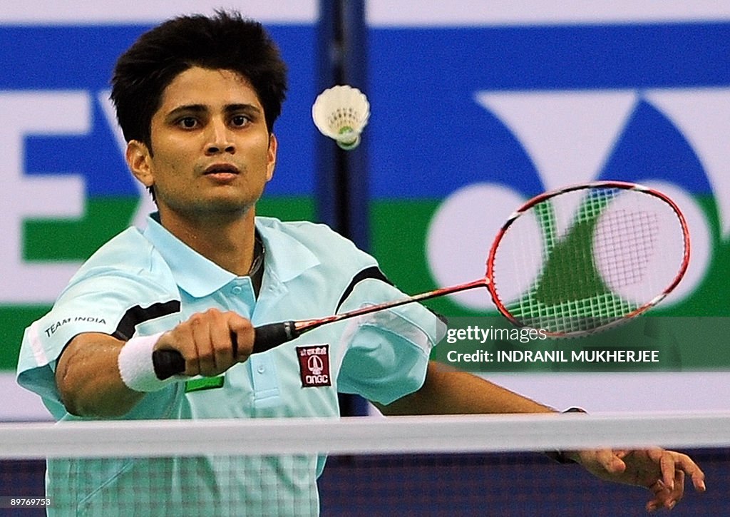 Chetan Anand of India plays against Sony