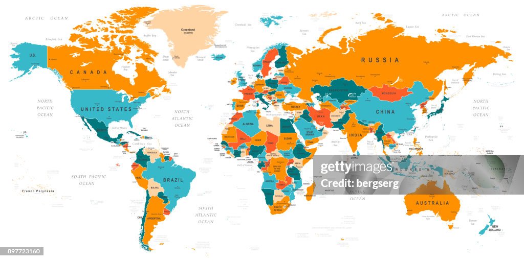 World Weltkarte