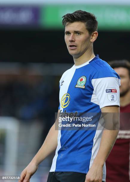 Marcus Antonsson of Blackburn Rovers in action during the Sky Bet League One match between Northampton Town and Blackburn Rovers at Sixfields on...