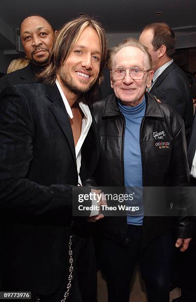 Keith Urban and Les Paul
