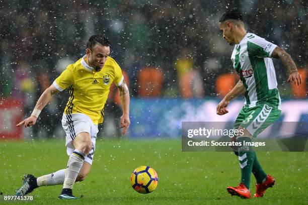 Mathieu Valbuena of Fenerbahce during the Turkish Super lig match between Konyaspor v Fenerbahce at the Konya Buyuksehir Torku Arena on December 23,...