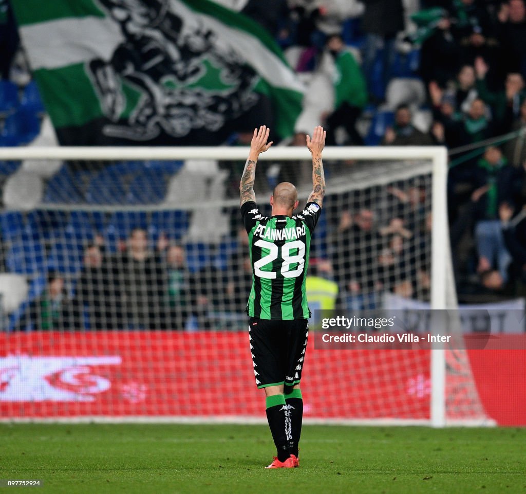 US Sassuolo v FC Internazionale - Serie A