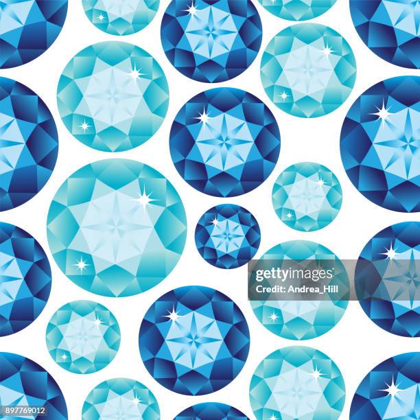 edelstein seamless pattern. vektor-illustration. - amethyst stock-grafiken, -clipart, -cartoons und -symbole