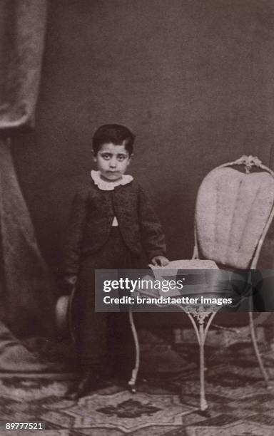 Gustav Mahler as a child. Photograph. 1865.