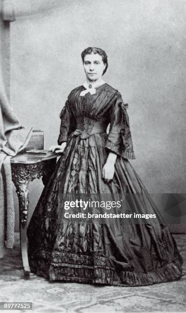Marie Mahler , the mother of Gustav Mahler. Photograph around 1870