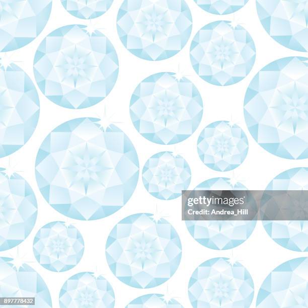 edelstein seamless pattern. vektor-illustration. - amethyst stock-grafiken, -clipart, -cartoons und -symbole