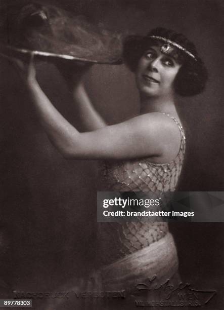 Marie Gutheil Schoder as Salome in the opera "Salome" by Richard Strauss. Photograph around 1925