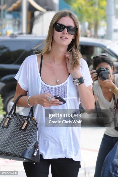 Socialite Nicky Hilton sighting on August 13, 2009 in West Hollywood, California.