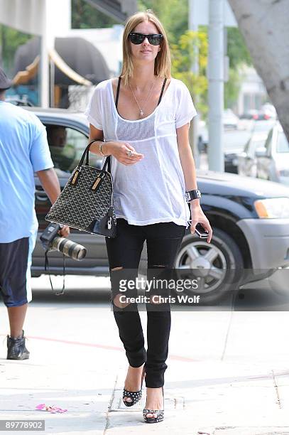 Socialite Nicky Hilton sighting on August 13, 2009 in West Hollywood, California.
