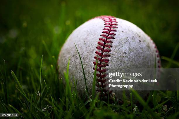 grounder - baseball grass stock pictures, royalty-free photos & images