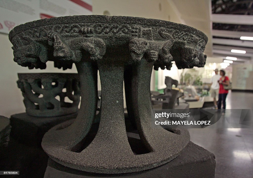 TO GO WITH AFP STORY - A stone table -pr