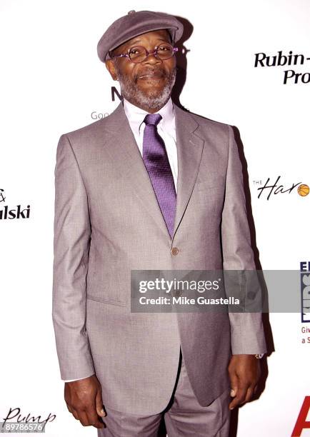 Actor Samuel L. Jackson arrives at the Annual Harold Pump Foundation Gala honoring Magic Johnson and Bill Russell at The Beverly Hilton Hotel on...