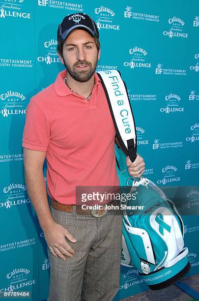 Musician Josh Kelley attends the Callaway Golf Foundation Challenge benefiting the Entertainment Industry Foundation cancer research programs held at...