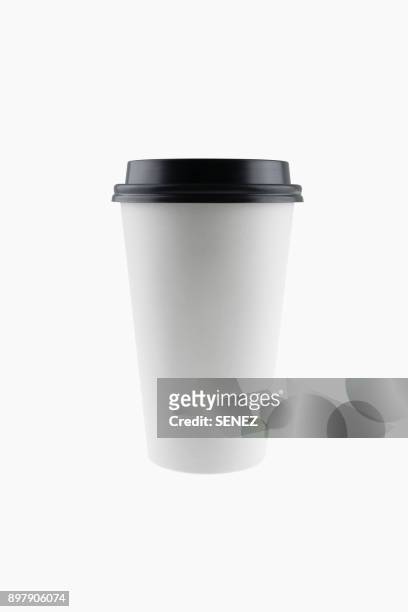 paper coffee cup - tazzina foto e immagini stock