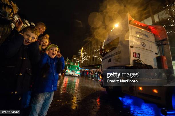 December 23th, Nijmegen. For the second time, The Truck Light Parade was celebrated in Nijmegen. The Parade took place around the center of the city...