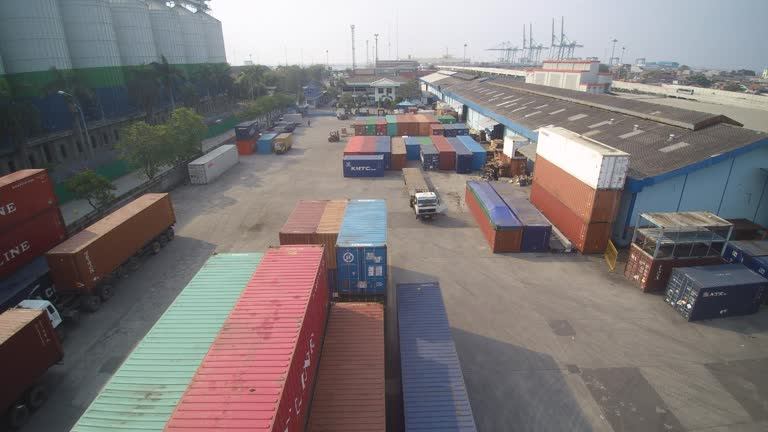 Container Tanjung 114 Port Of Tanjung Priok Port Stock Videos, Footage, & 4K Video Clips ...