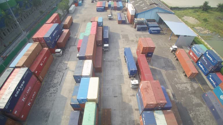 Container Tanjung 167 Port Of Tanjung Priok Port Stock Videos, Footage, & 4K Video Clips ...