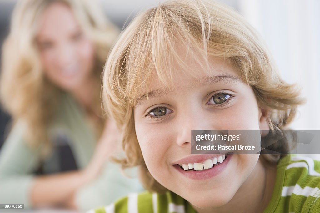 Portrait of a boy smiling