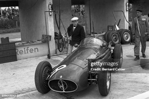 Roberto Mieres, Maserati A6GCM OR Maserati 250F, Grand Prix of Germany, Nurburgring, 01 August 1954.